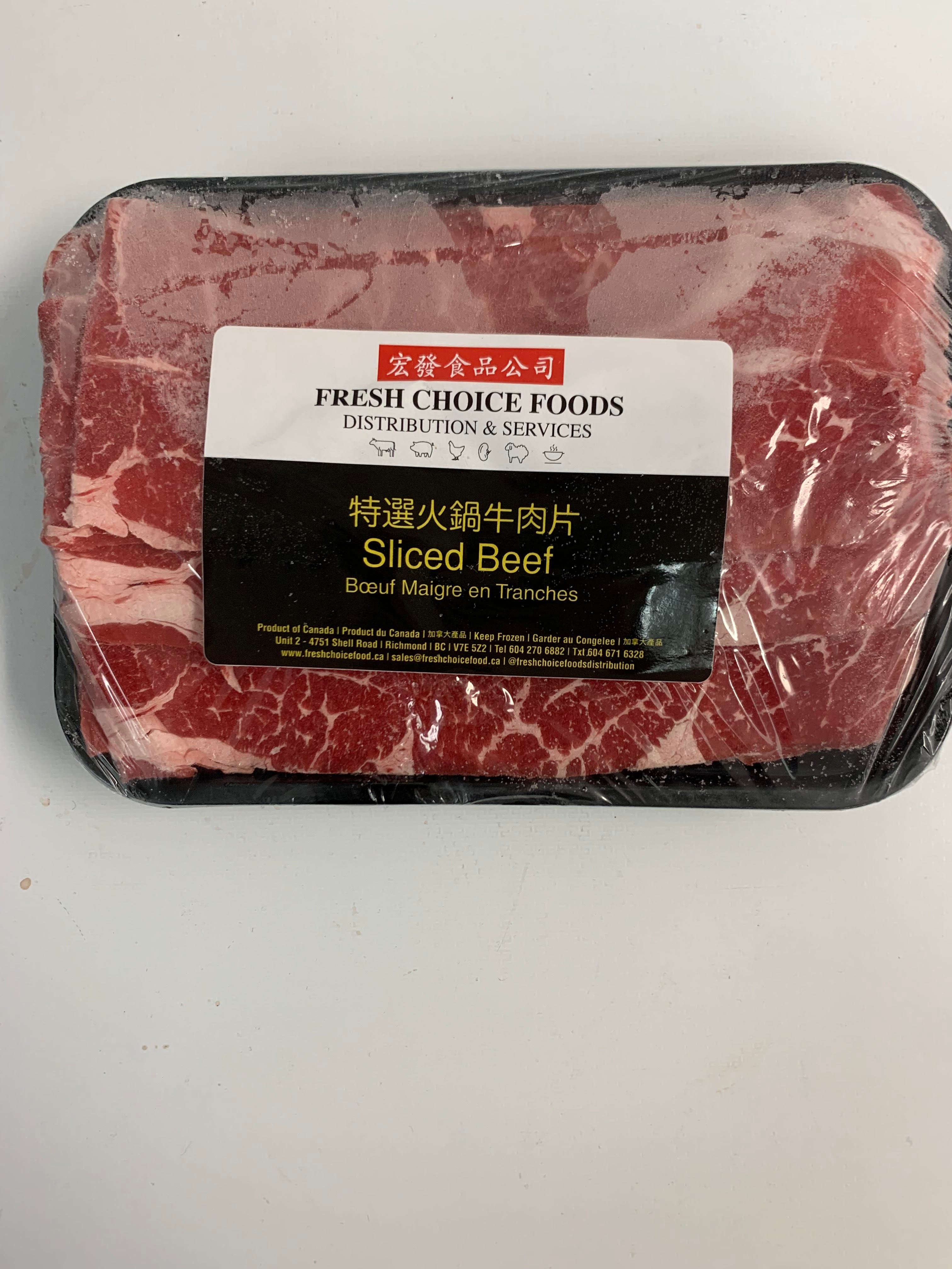 Sliced Beef 火鍋牛肉